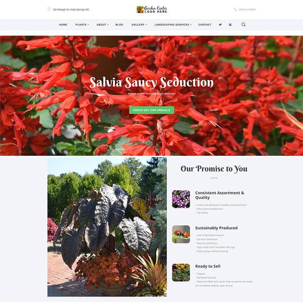 Websites for Garden Centers
