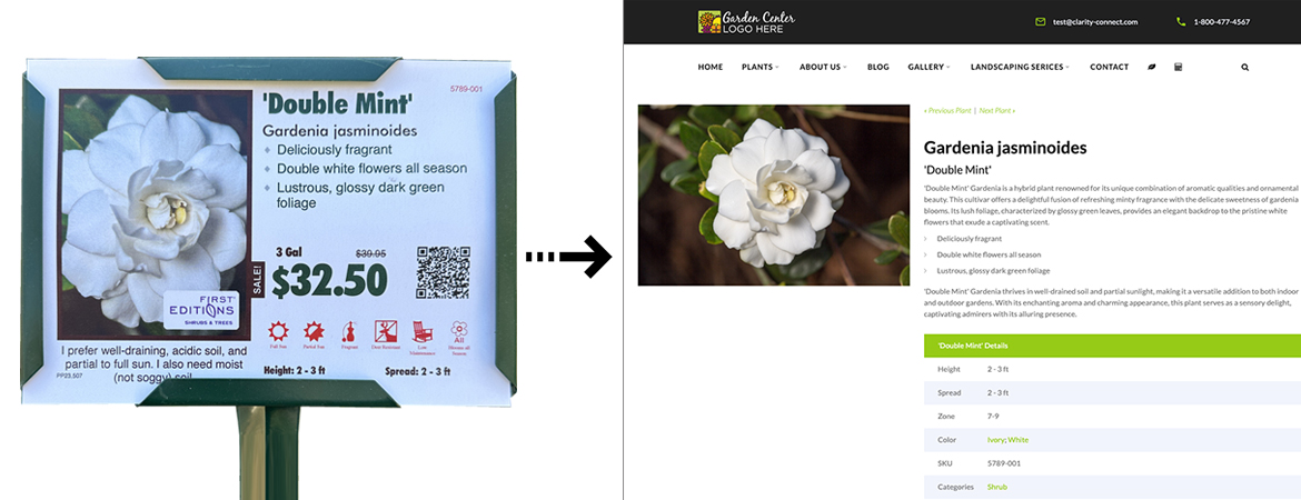 Leverage your signage plant data into a great website.