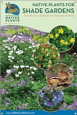 Native Plants for Shade Gardens-MIDWEST/E. GREAT PLAINS 24x36