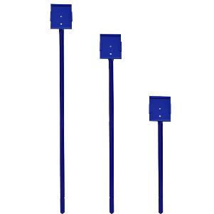 COLMET Blue Stake Sign Holder with 4