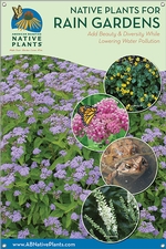 Native Plants for Rain Gardens-MID-ATLANTIC 24x36