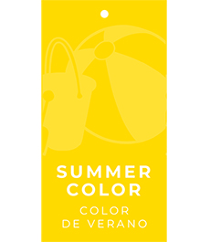 Summer Color Hang Tags