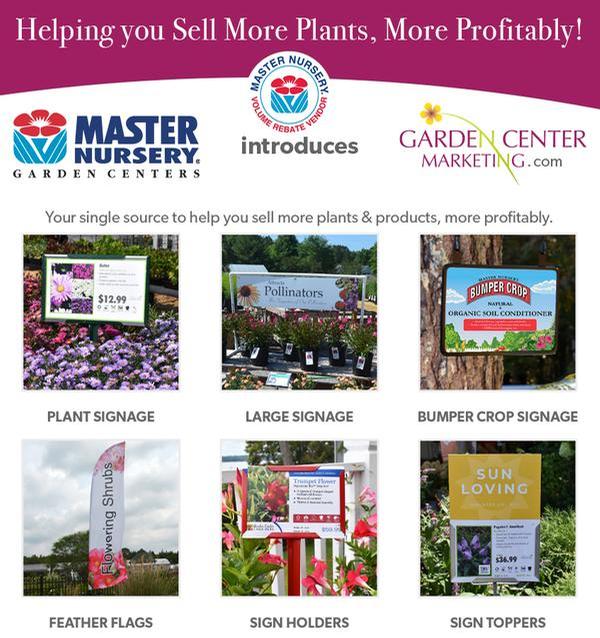 Rebate Tiers for Master Nursery Garden Centers