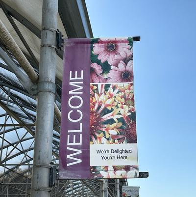 Welcome Banner in Direct Sun after 6 years