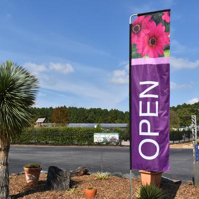 11.8' OPEN Rectangle Feather Flag