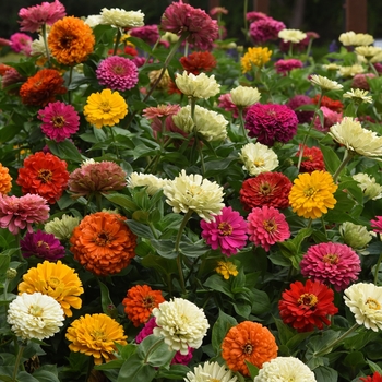 Zinnia elegans 'State Fair Mix'