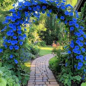 Ipomoea tricolor 'Heavenly Blue'