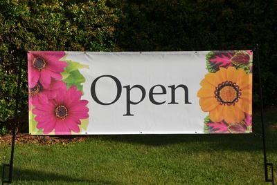 Eyelet Poles For Outdoor Banners