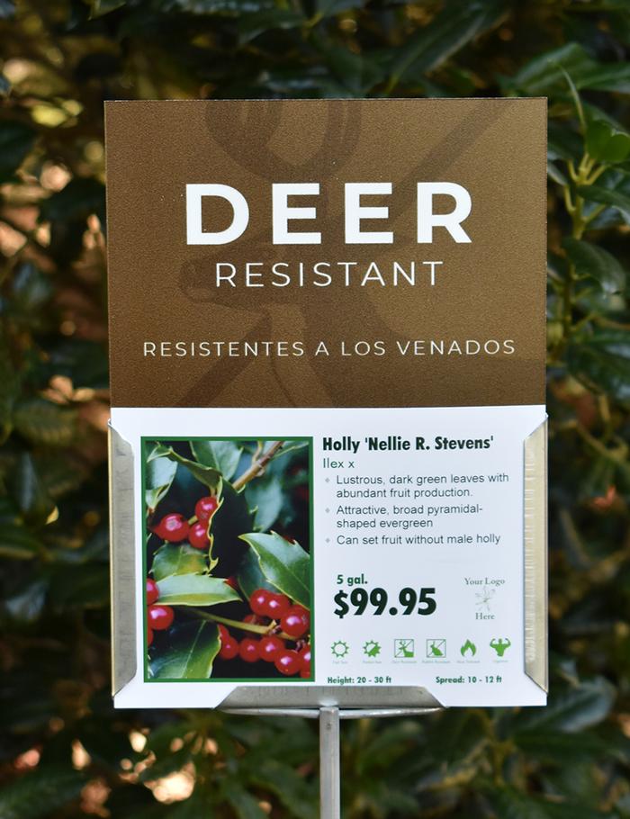 Sign Topper: Deer Resistant / Drought Tolerant