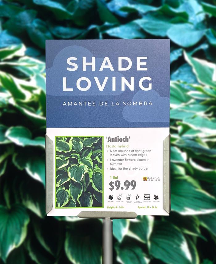 Sign Topper: Sun Loving / Shade Loving