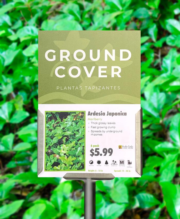 Sign Topper: Foot Friendly / Ground Cover