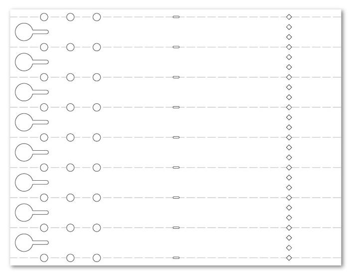 Slip-On® Tree Tags (8-Up Sheets)