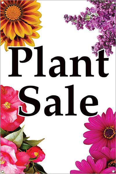 Plant Sale 24x36 Garden Center Sign