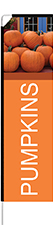 Pumpkins Feather Flag - Rectangle