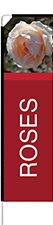 Roses Feather Flag - Rectangle