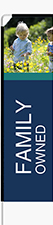 Family Owned Feather Flag - Rectangle