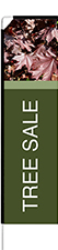 Tree Sale Feather Flag - Rectangle