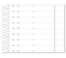 Slip-On® Tree Tags (8-Up Sheets)