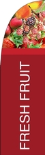 Fresh Fruits Feather Flag-Bold