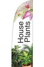 House Plants Feather Flag