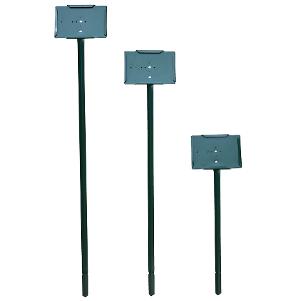 COLMET Green Stake Sign Holder with 7