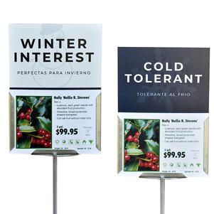 Sign Topper: Winter Interest / Cold Tolerant