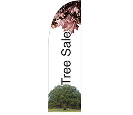 Tree Sale Feather Flag-Traditional