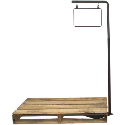 Pallet Sign Holder - Adjustable Height, 11