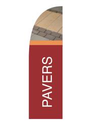 Pavers Feather Flag