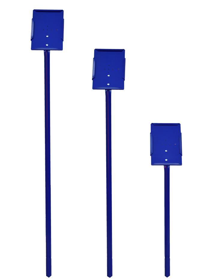 Blue Stake Sign Holder with 5