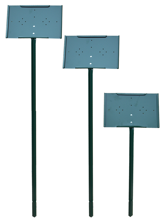 COLMET Green Stake Sign Holder with 11