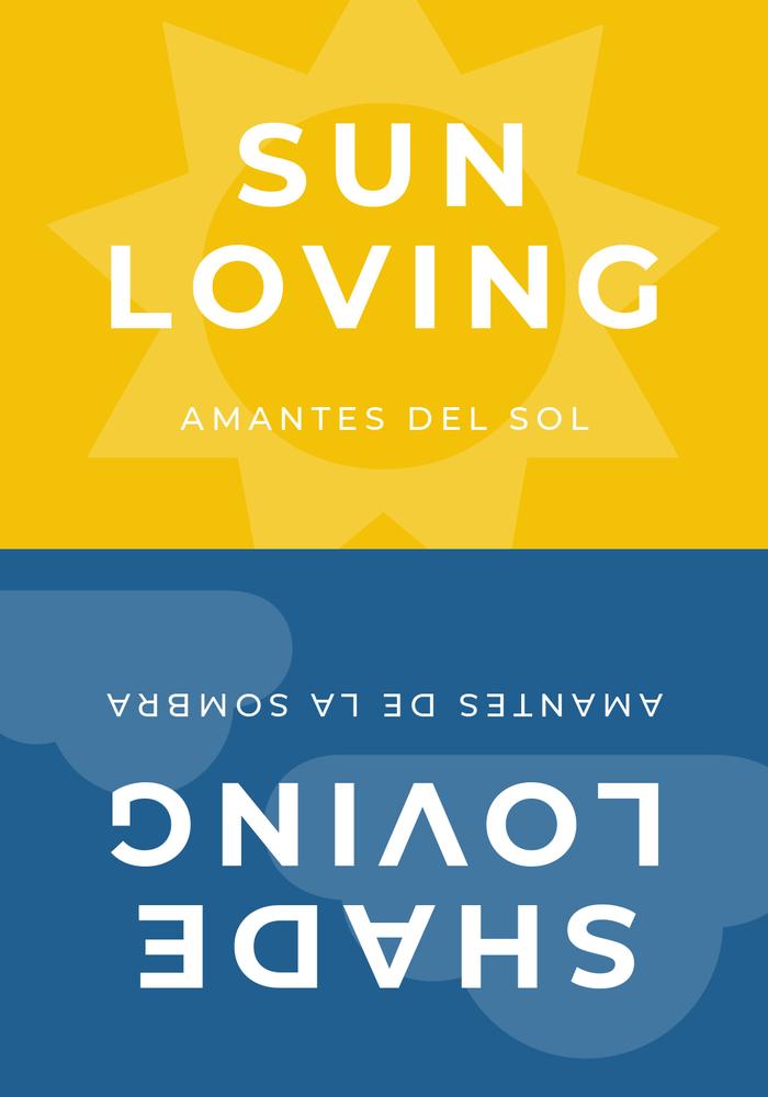 Sign Topper: Sun Loving / Shade Loving