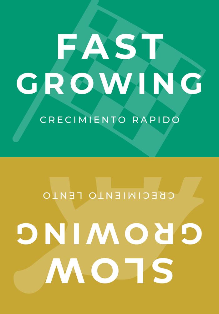 Sign Topper: Fast Growing / Slow Growing