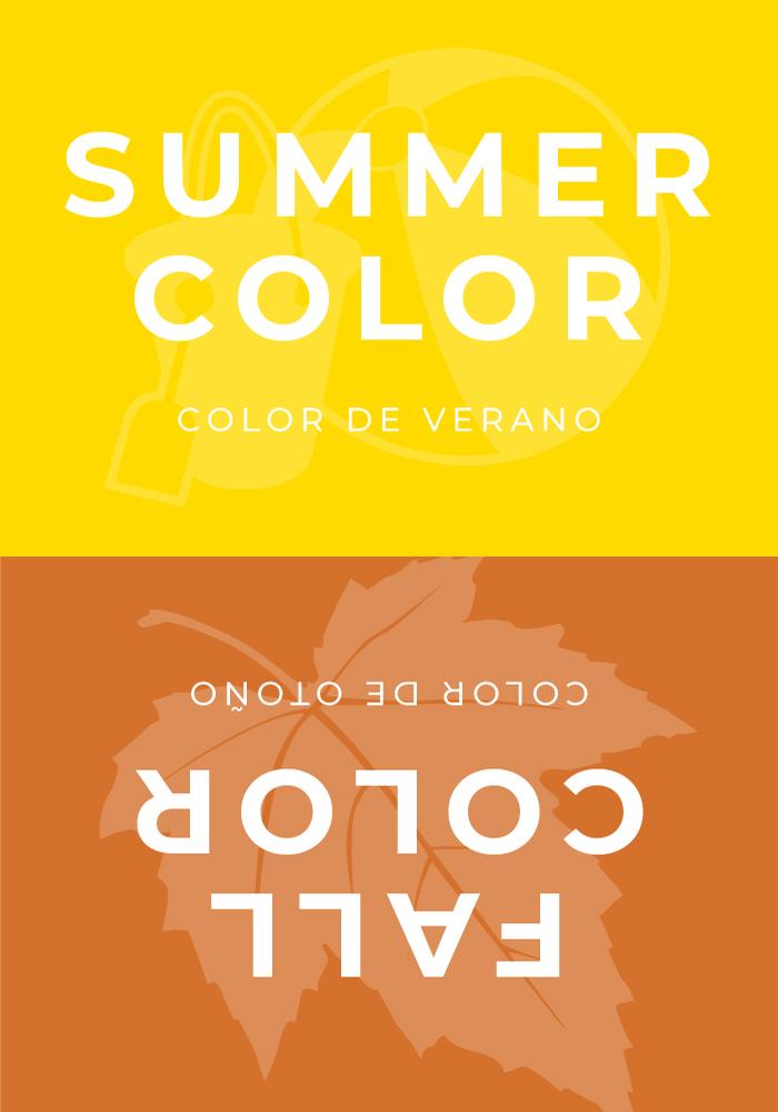 Sign Topper: Summer Color / Fall Color
