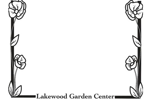 Lakewood Garden Center Fill in the Blank 7x5 Cards